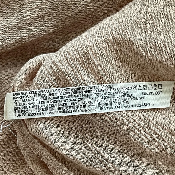 NWT, Free People, Bare It All maxi dress, color: neutral, size S - Picture 11 of 11